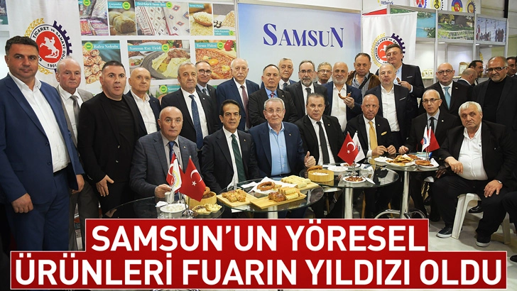 Samsun&rsquo;un Y&ouml;resel &Uuml;r&uuml;nleri Fuarın Yıldızı Oldu