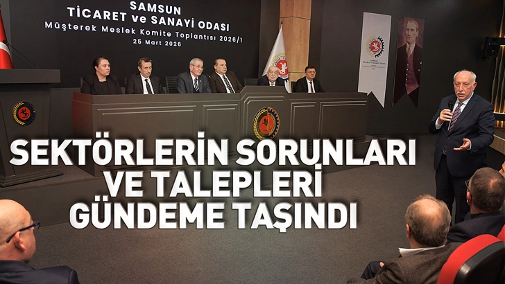 Sekt&ouml;rlerin Sorunları ve Talepleri Samsun TSO&rsquo;da G&uuml;ndeme Taşındı