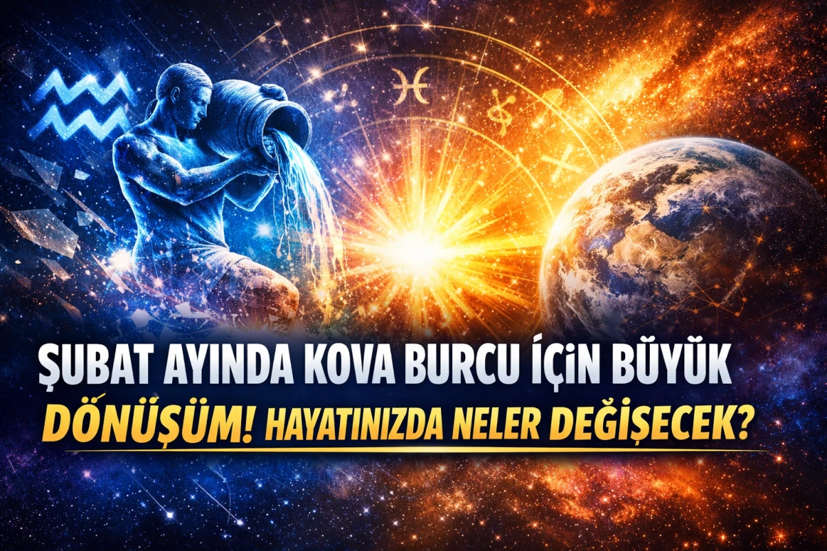 Şubat Ayında Kova Burcu İ&ccedil;in B&uuml;y&uuml;k D&ouml;n&uuml;ş&uuml;m! Hayatınızda Neler Değişecek?