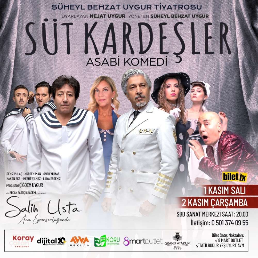 Süt Kardeşler" oyununun tüm biletleri satıldı