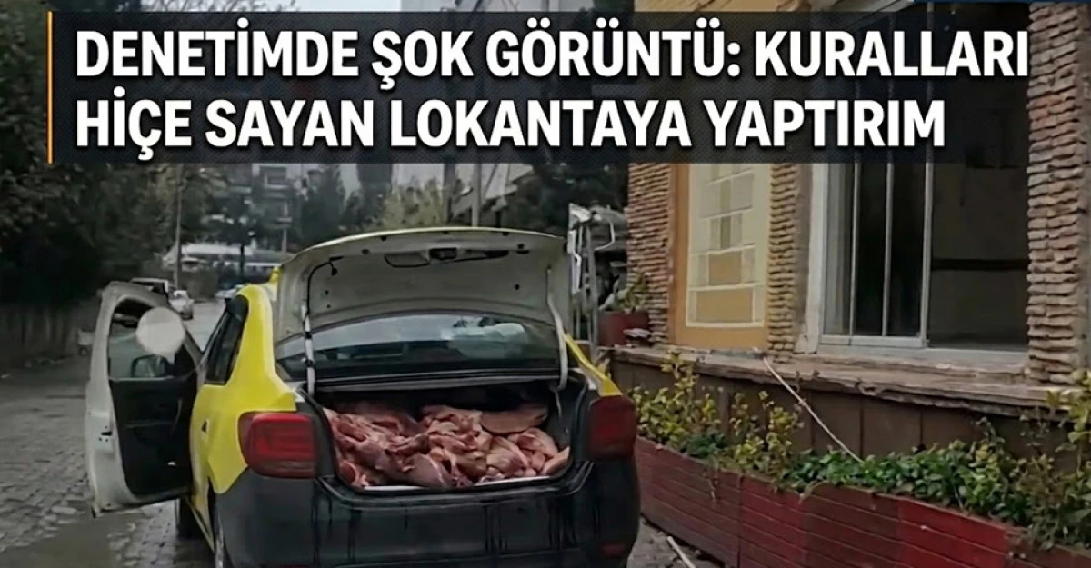 Taksi Bagajında 152 Kilo Et! Atakum'daki O İşletmeye Şok Baskın: Hepsine El Konuldu