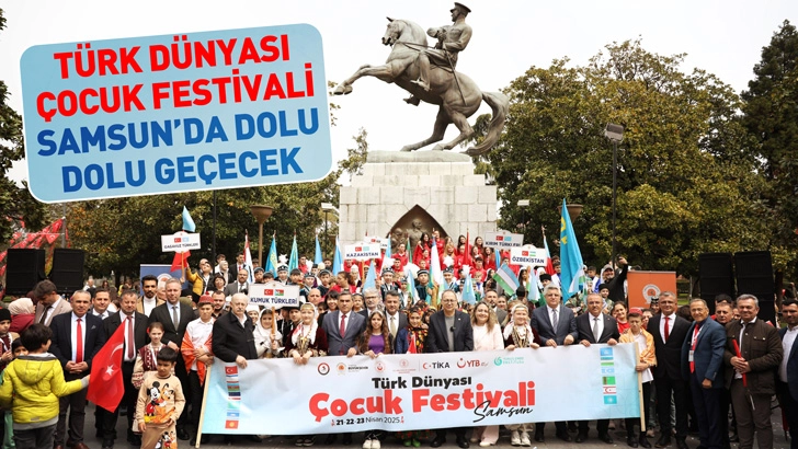 T&uuml;rk D&uuml;nyası &Ccedil;ocuk Festivali Samsun&rsquo;da Dolu Dolu Ge&ccedil;ecek