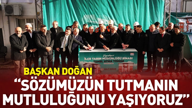 VEZİRK&Ouml;PR&Uuml;&rsquo;DE İL&Ccedil;E TARIM VE ORMAN M&Uuml;D&Uuml;RL&Uuml;Ğ&Uuml; HİZMET BİNASININ TEMELİ ATILDI