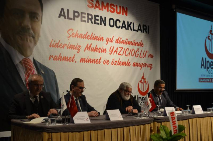 Samsun Alperen Ocakları'ndan Muhsin Yazıcıoğlu'nu anma programı