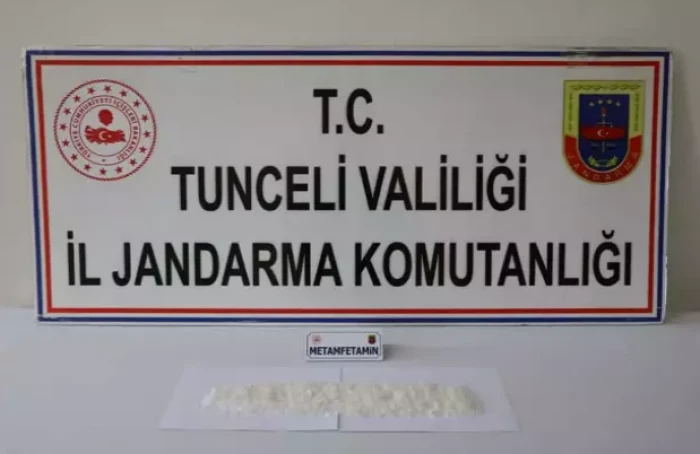 Tunceli’de Zehir Ticareti Çöktü: 205 Gram Metamfetaminle Yakalandılar